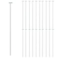 thumbnail image 4 of vidaXL Garden Plant Stakes Plant Support Stake Stick 20 Pcs Dark Green Steel, 4 of 22