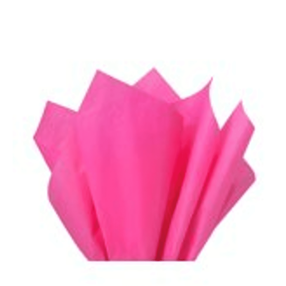 Hot Pink Tissue Paper Squares, Bulk 24 Sheets, Presents by Feronia