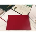 Blank Certificate Holder with Reinforced Corners Sturdy Frame Leatherette Diploma Holder for