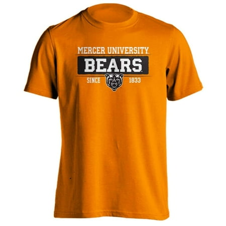 - Mercer University Bears MU Bar Mascot Since 1833 Short Sleeve T-Shirt