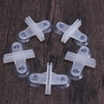 thumbnail image 2 of EeaseMX 5 soportes de plástico para separadores de vidrio con ventosa para peceras (blancos), 2 of 7
