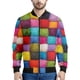 thumbnail image 4 of Chaquetas con estampado 3D de bolas de lana de colores para hombres y niños, sudadera de primavera y otoño, chaqueta bomber informal con cremallera, abrigo, 4 of 5