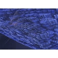 thumbnail image 1 of Ahgly Company Machine Washable Indoor Rectangle Transitional Denim Dark Blue Area Rugs, 2' x 3', 1 of 7