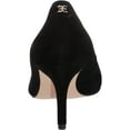 thumbnail image 3 of Sam Edelman Jordyn Black Stiletto Heeled Pointed Toe Slip On Fashion Pumps (Black, 11), 3 of 7