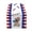 H, variant on huayou 4th of July Patriotic USA Flag Gnome Table Runner with Bow Tie Top Hat, Red White Blue Star Stripe Non Slip Durable Decorative Table Cover, for Kitchen Party Decor