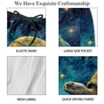 thumbnail image 4 of luoweisi Men's Beach Shorts Quick Dry Swim Trunks with Mesh Lining Sea Turtle L, 4 of 5