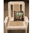 thumbnail image 2 of Carolines Treasures PET216APW1414 Vin Rouge par Petrina Sutton Toile Coussin Décoratif, 2 of 4
