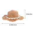 thumbnail image 2 of MERRYHAPY Kids Fashion Straw Hat in Assorted Colors, Lightweight, Portable and Stylish Sun, 2 of 8