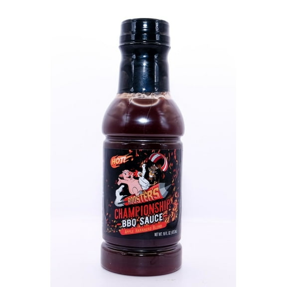 Rooster's BBQ Championship BBQ Sauce, Apple Habanero, 16 oz