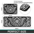 thumbnail image 4 of Evil Eye Kitchen Rugs Set 2Pcs Psychedelic Non Slip Kitchen Floor Rugs and Mats Waterproof Comfort Kitchen Standing Runner Rug Carpets for Kitchen Home Living Room Decor 17"x48"+17"x24", 4 of 5