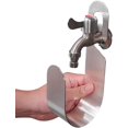 thumbnail image 2 of Garden Hose Hanger, Heavy Duty Stainless Steel Wall Mount Water Hose Holder, Hanging Hose Storage Rack Hose Stand for Garden Hose, Ropes, Outside Yard, 8.8x2.1x3.9", 2 of 4