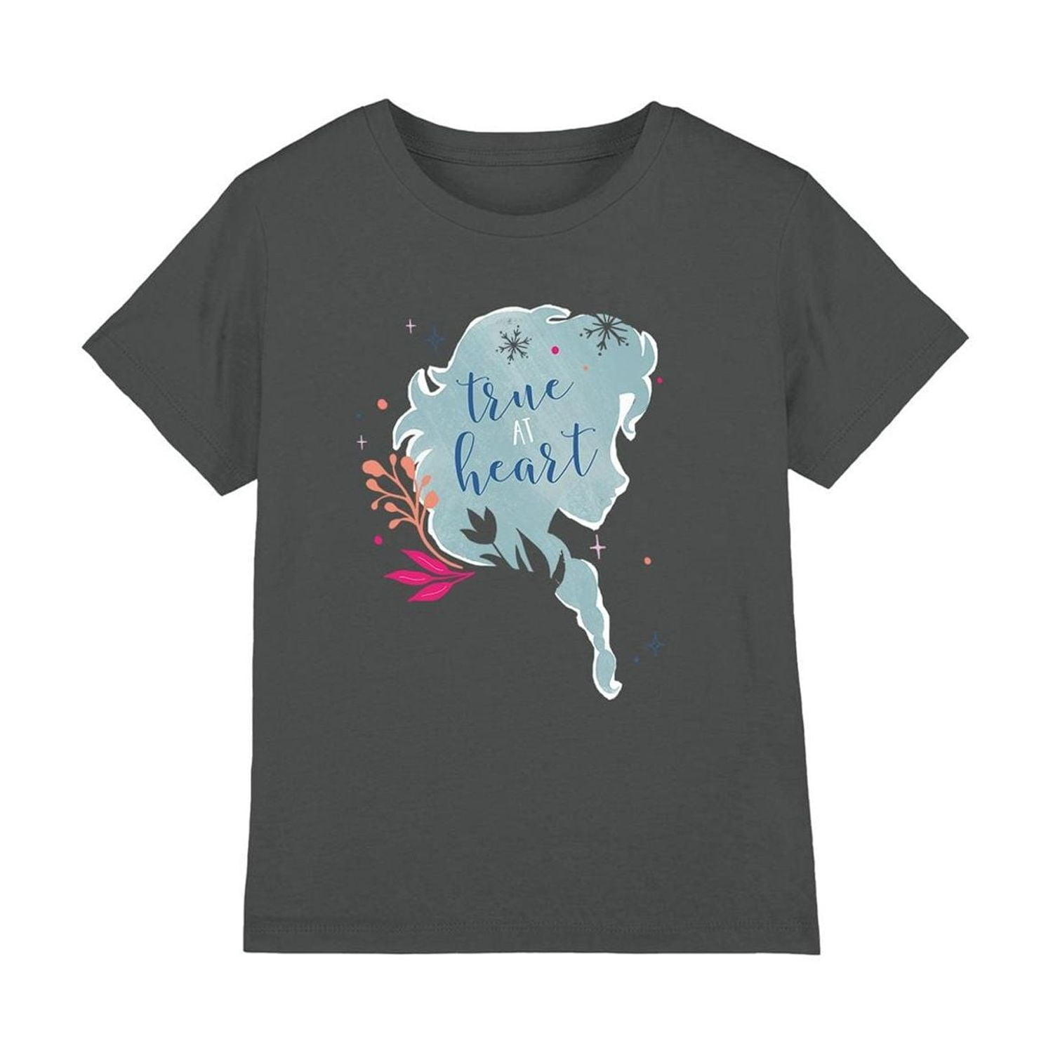 Frozen T-Shirt Silhouette Elsa pour Garçons/filles