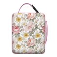 thumbnail image 6 of Peony Insulated Lunch Bag Box Women Reusable Lunch Tote Bag with Front Pocket Lunch Tote Portable Bag Work Camping, 6 of 6