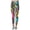 Black, variant on Bibifish Women's Yoga Pants Paint Black Base Colorful Ink Splash Pattern High Waist Yoga Pants Breathable Art Class Casual Edgy Leggings