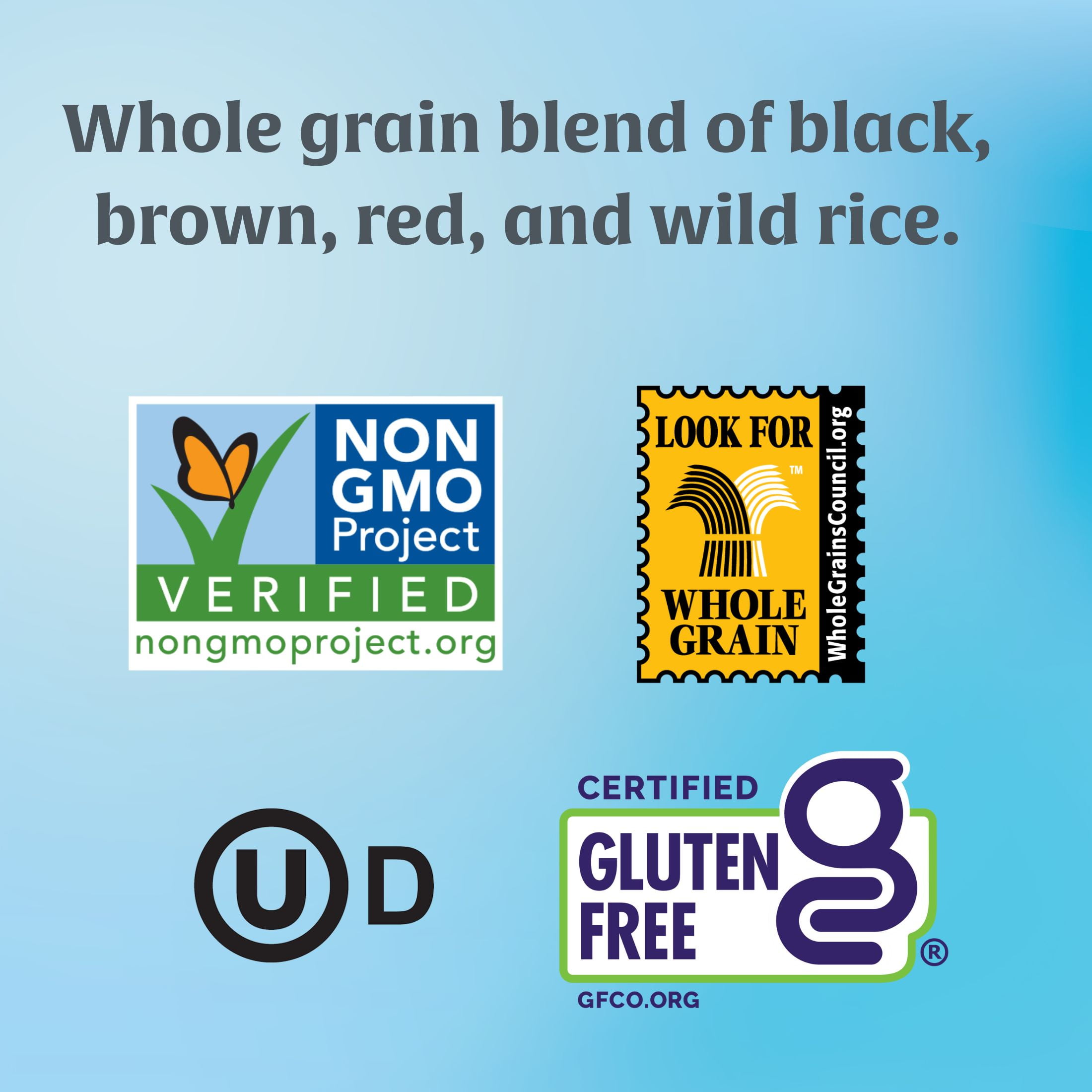 Lundberg Sustainable Wild Blend Rice - Gluten Free, Vegan, 1lb Resealable Bag