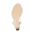 thumbnail image 4 of Nina Womens Nelena Leather Ankle Strap Evening Sandals, 4 of 4