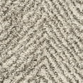 thumbnail image 3 of SAFAVIEH Hudson Adam Chevron Shag Area Rug, Ivory/Grey, 2' x 3', 3 of 6