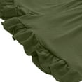 thumbnail image 6 of FIOPHY Summer 2 Piece Sets for Women Lounge Pajama Outfits Short Sleeve Tops and Ruffles High Waisted Shorts, 6 of 7
