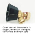 thumbnail image 5 of 14*1.5 Agricultural Atomization Adjustable Nozzle Garden Black Cyclone Bozzle, 5 of 13