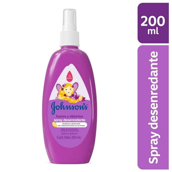 Spray desenredante Johnson's fuerza y vitamina 200 ml