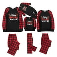 thumbnail image 3 of Wangscanis Christmas Family Pajamas with Plaid Pattern, Elastic Waist Clothing, 3 of 9