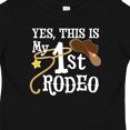 thumbnail image 4 of Inktastic Yes, This is My 1st Rodeo Cowboy Hat and Lasso Boys or Girls Baby T-Shirt, 4 of 5