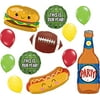 Football Party Balloon Bouquet Tailgating BBQ and Beer Decorations