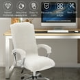 thumbnail image 6 of Office Chair Cover with Armrest Covers Stretch Desk Chair Cover Machine Washable Computer Office Chair Cover Easy to Install Office Chair Protector Cover Rotating Chair Covers for Office Home, 6 of 10