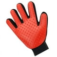thumbnail image 2 of VeniCare Pet Grooming Gloves Brush Dog Cat Hair Remover Mitt Massage Deshedding 1 Pair Red, 2 of 8