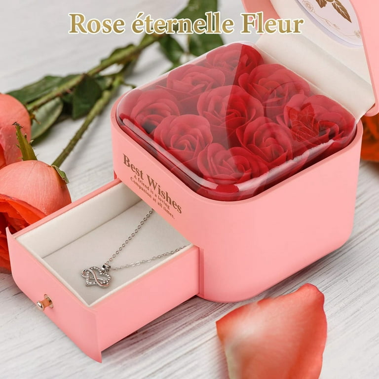 Eternal Rose Jewelry Box Eternal Rose Gift Box Tote Bag - Temu