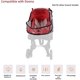 thumbnail image 2 of BRILLAR Funda para lluvia para cochecito de bebé, compatible con cochecito y asiento de coche, accesorio de viaje para cochecito de bebé, protección contra la lluvia ventilada, 2 of 5