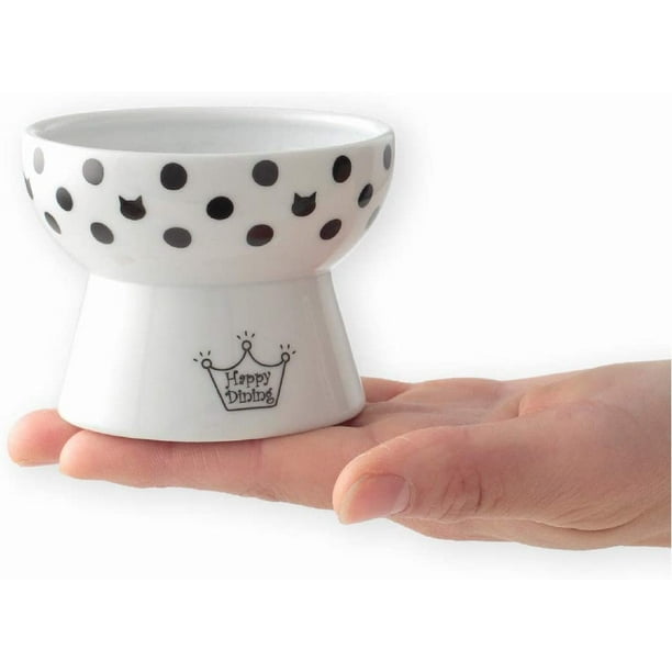 Necoichi raised cat food cheap bowl