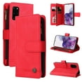 thumbnail image 1 of Case for Samsung Galaxy S20 Plus 5G Cover Zipper Pocket Wallet Case Magnetic Protective - Red, 1 of 5