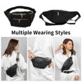 thumbnail image 2 of Unique Bargains 1 Pc Fanny Pack Solid Waist Bag Black, 2 of 6