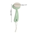 thumbnail image 4 of Unique Bargains 1 Pc Soft ABS Cleansing Brush with Flat Hair Curved Handle Green White 4.65"x2.09", 4 of 4