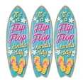 thumbnail image 1 of Ambiente playero SurfStoke 3Pzas 16x45cm Madera Tabla de Surf VentDepot, 1 of 5