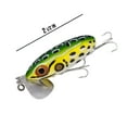 thumbnail image 3 of Arbogast Jitterbug Topwater Baits 2 1/2" Leopard Frog 3/8 oz., 3 of 8