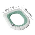 thumbnail image 2 of Two-Tone Soft Toilet Seat Cover, Comfortable, Easy to Install, Bathroom Accessory, Hygienic, Durable Material, Home Hotel Use, 2 of 5