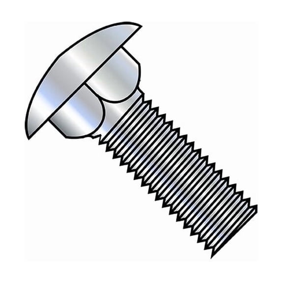 Manufacturer Varies Carriage Bolt, Square Neck, Steel, Zinc Plated, 30 PK 7596C