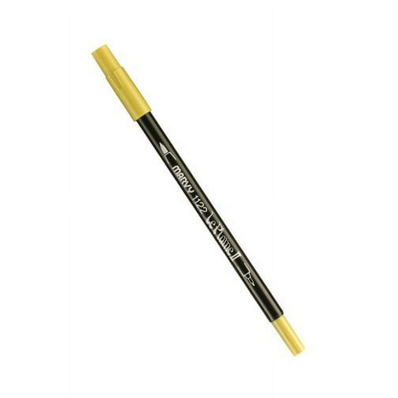 Uchida Marvy Extra Fine Tip Le Plume II Double Ender Marker Pen Art Supplies, Celery