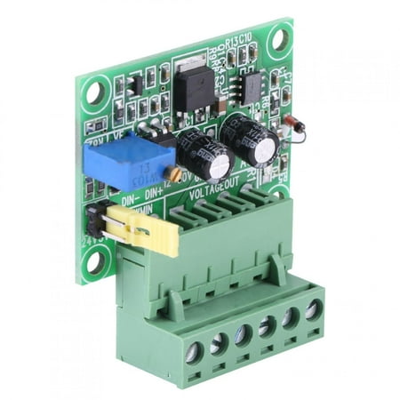 

Zaqw PWM Signal to Voltage Converter PWM Signal Converter 1-3KHZ 0-10V PWM Signal to Voltage Converter Module Digital Analog Board