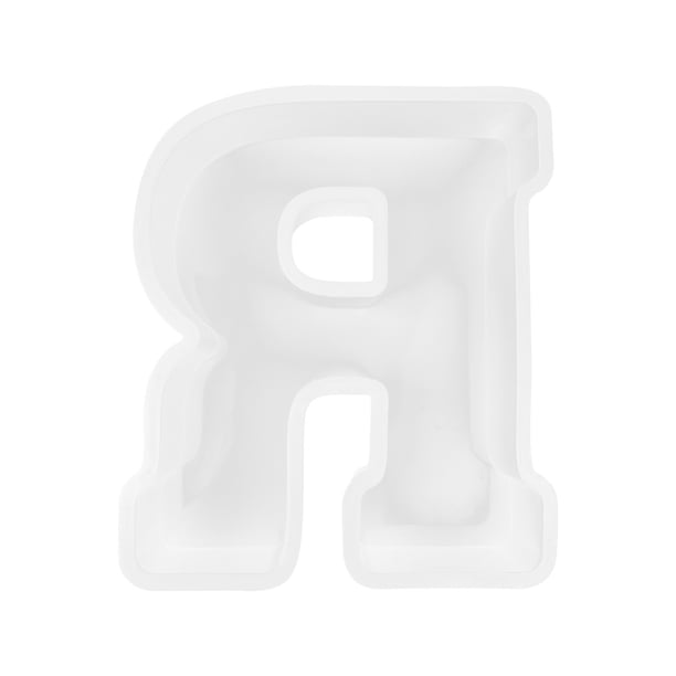 Alfabeto grande Molde de resina epoxi Letra inglesa Molde de silicona Letra del alfabeto 3D Wmkox8yii hjk5145