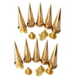 thumbnail image 2 of 10pcs Remaches de Puntas Clavos de Cono para Decoración Bolsas de Bricolaje Oro Hugo Cone Stud Rivet, 2 of 7