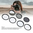 thumbnail image 3 of Camera Lens Filter Kit with UV CPL ND8 Soft White Graduated Grey 10X Macro Filter 6 Points Star Filter, Practical Portable Lens Filter Kit with Storage Case for Photography, 3 of 7