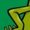 Kelly Green, variant on Adorable Crocodile Cool Cartoon Tee Men's -Image by Shutterstock