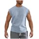 thumbnail image 1 of Camiseta de tirantes de cuello redondo para hombre, de gamuza, deportiva, de poliéster, con cuello redondo, 1 of 8
