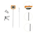 thumbnail image 6 of TISHITA Digital Meat Insert Thermometer Cooking Food Thermometer Waterproof Griddle Accessories Instant Read Long for Beef Oven orange, 6 of 8