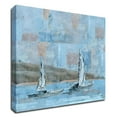 thumbnail image 1 of 30" x 30" Sailboat No. 2 by Marta Wiley - Wall Art Print on Canvas Fabric Blue, 1 of 3