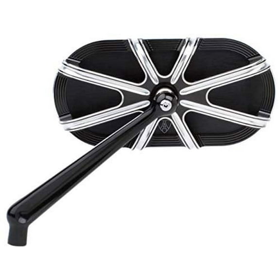 Arlen Ness 13-160 Left 5.45" W x 2.5" H Motorcycle Mirror