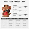 thumbnail image 6 of Lsque Sushi Printed Women'S Sports Bra, Compression, Moisture Wicking, High-Impact Sports Bra For Women,Supportive sports bra-XX-Large, 6 of 9